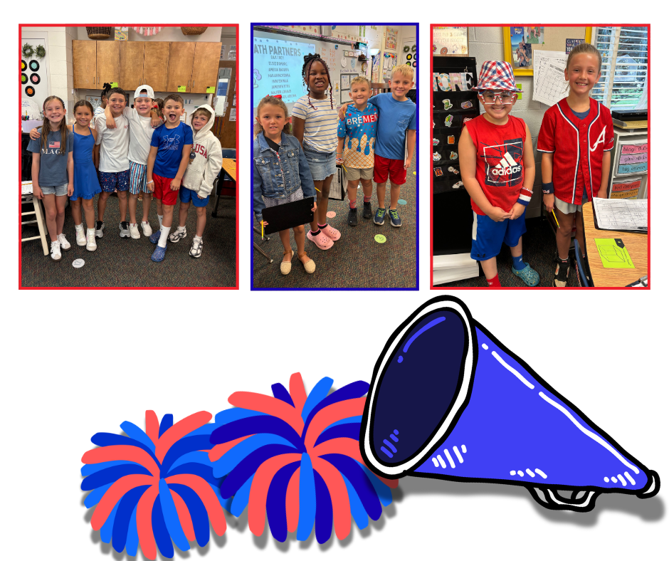Red, White, and Go BIG BLUE