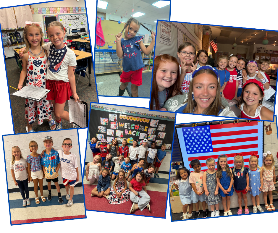 Red, White, and Go BIG BLUE
