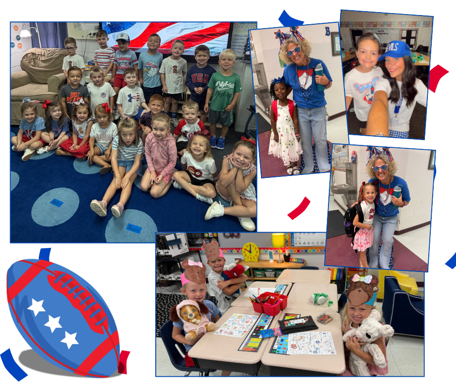 Red, White, and Go BIG BLUE