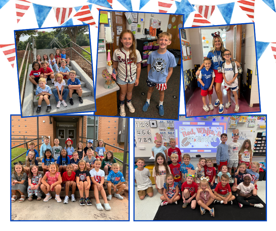 Red, White, and Go BIG BLUE