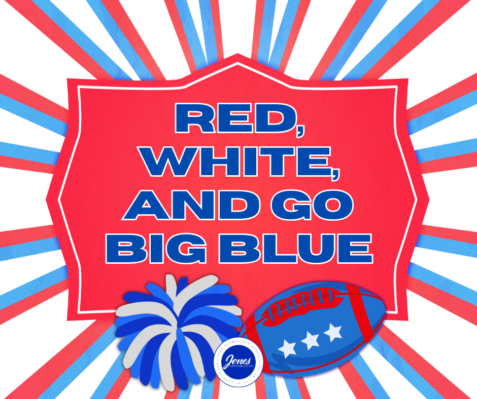 Red, White, and Go BIG BLUE