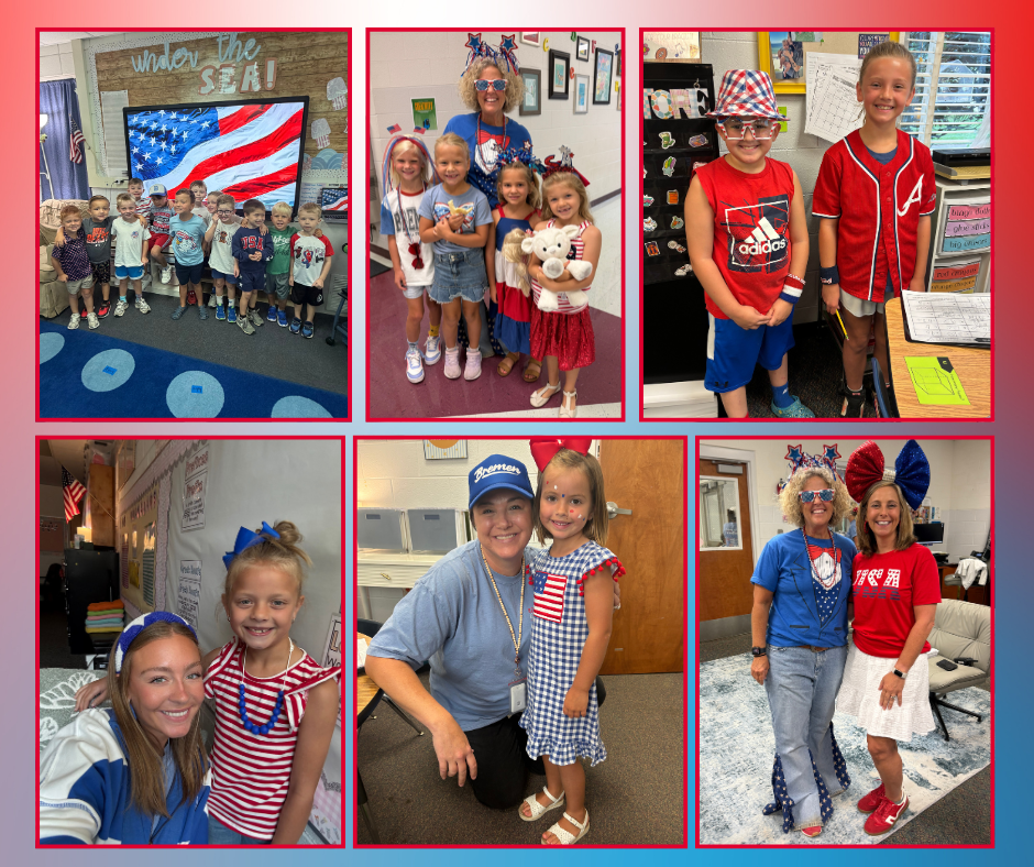 Red, White, and Go BIG BLUE