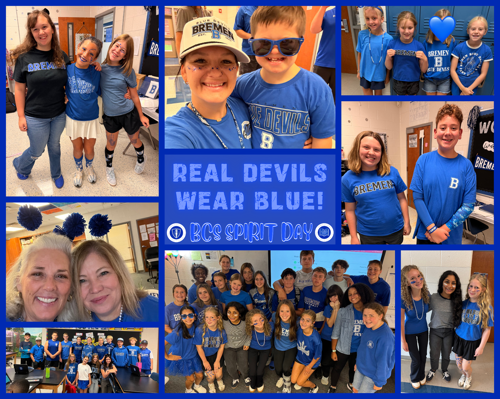 blue out spirit day