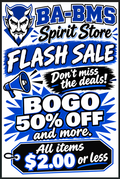 Spirit Store Flash Sale on Friday, October 30, 2026