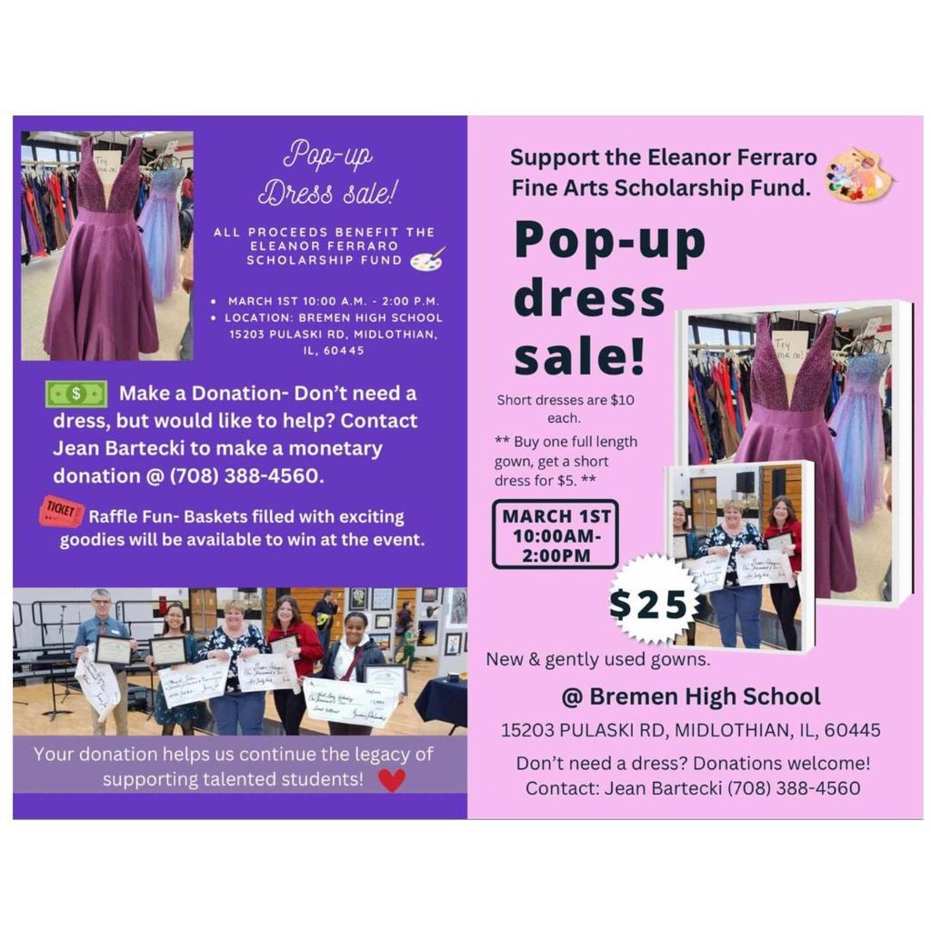 pop up dress sale
