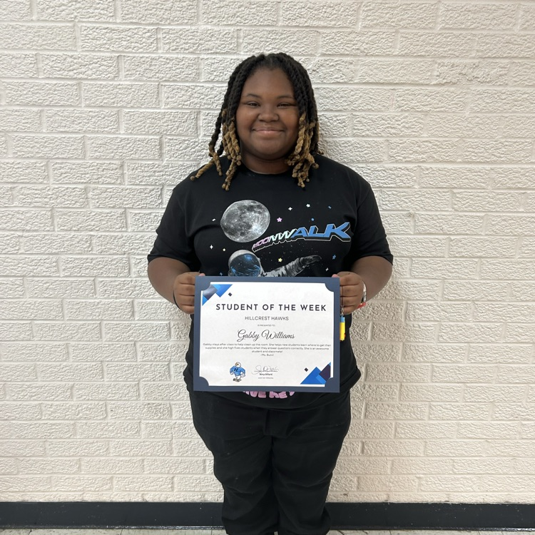 student of the week 