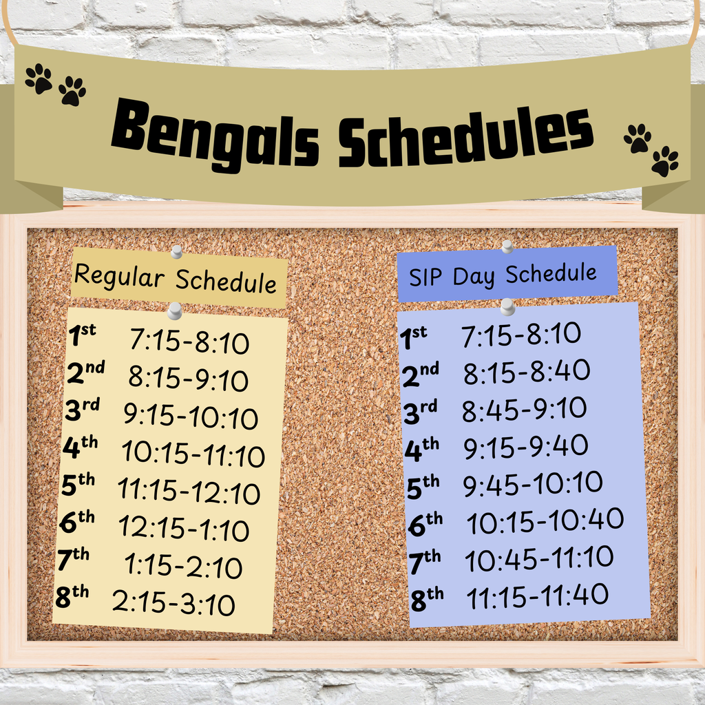 SIP schedule