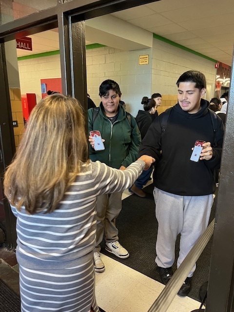 BHS Deans surprise some lucky students with school store gift cards this week!