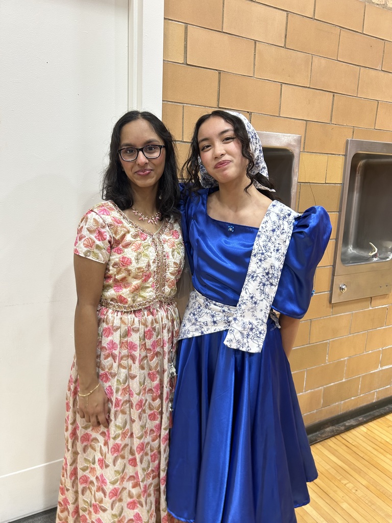 Students participating in International Festival.