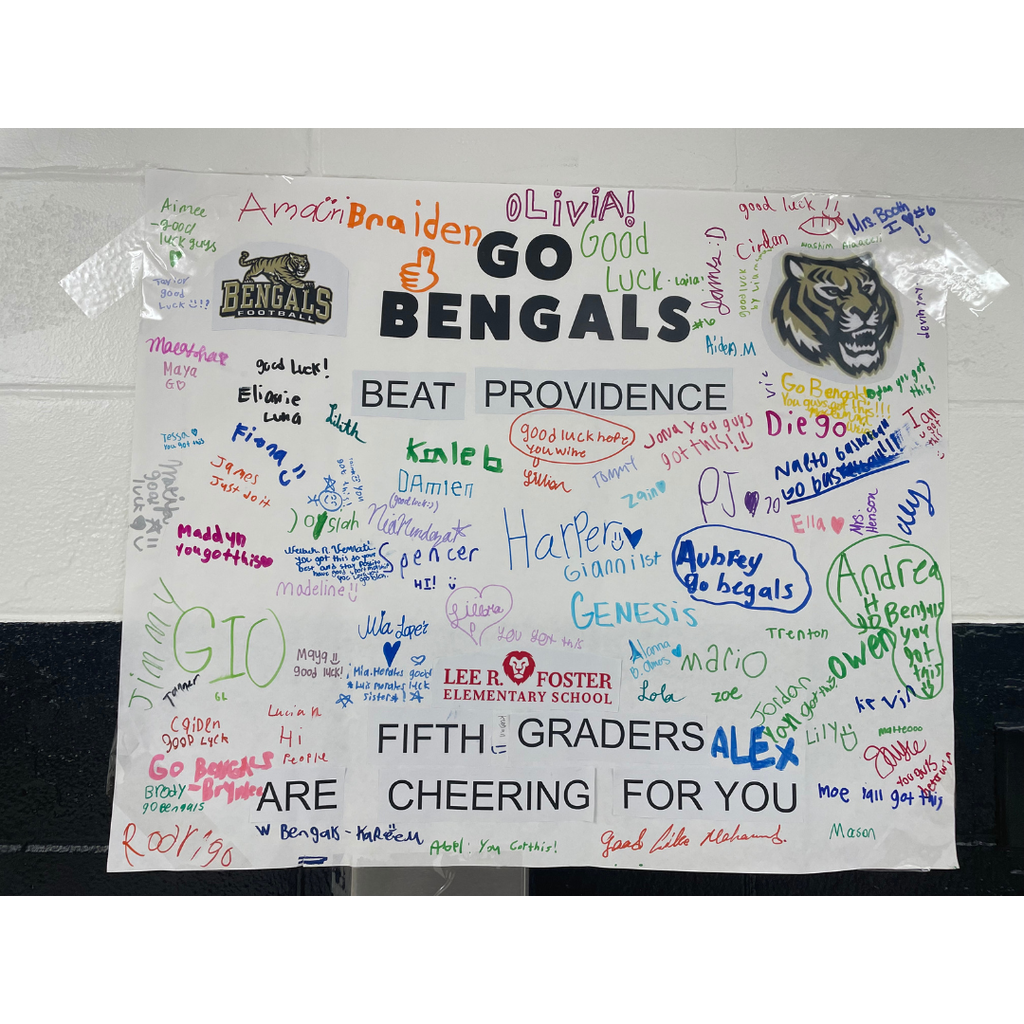 Semifinals poster from Foster