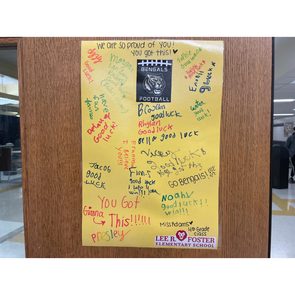 semifinals poster from Foster