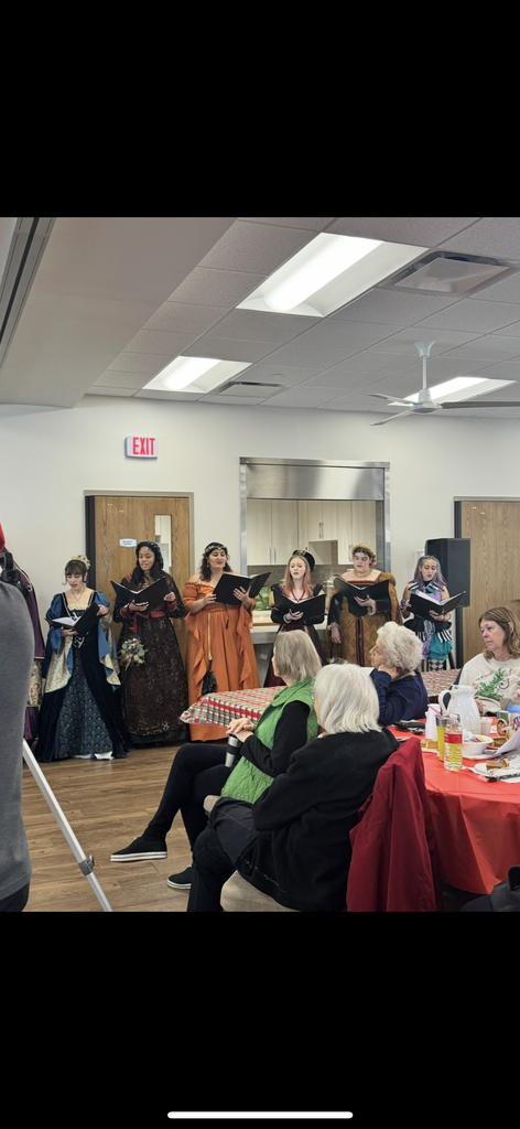 Oak Forest Madrigal Singers performing at the Oak Forest Park District senior breakfast