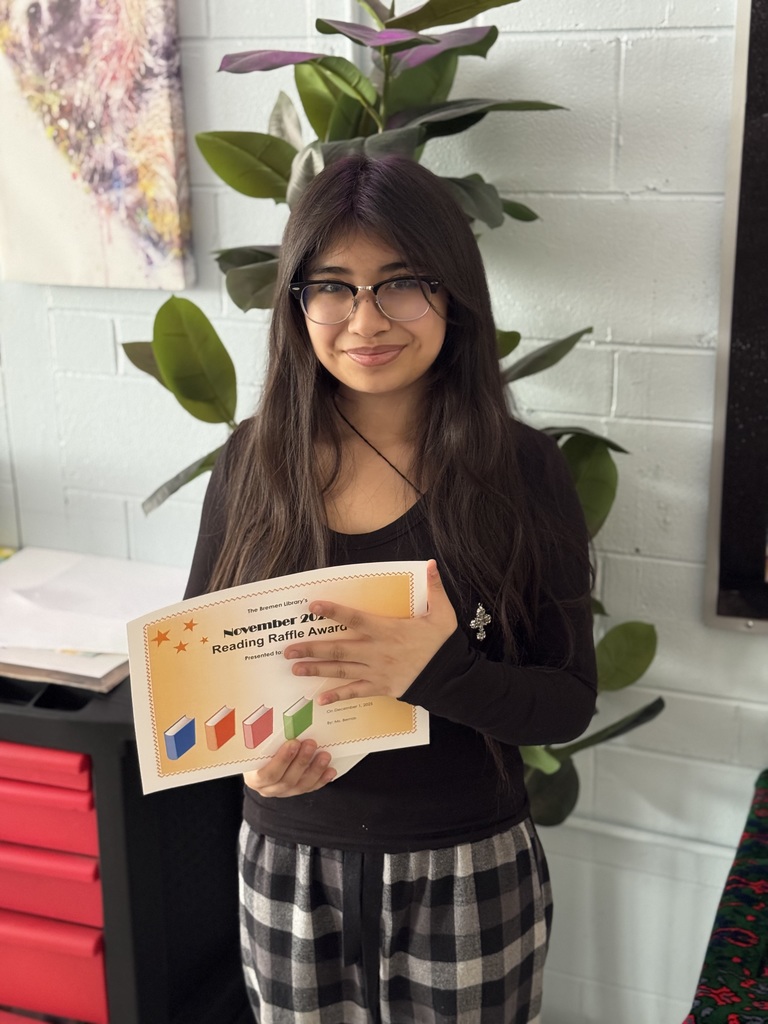 Nov reading raffle winner 