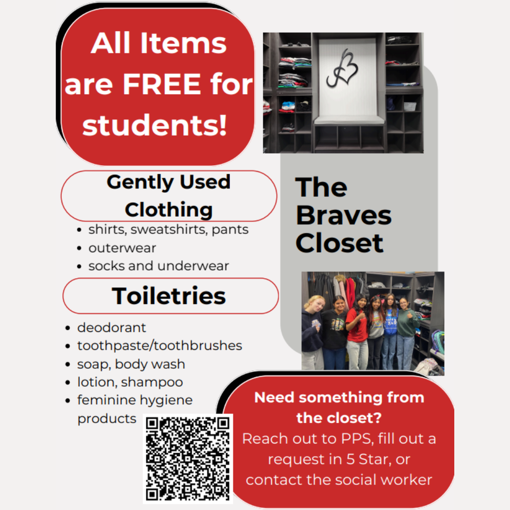 Braves Closet is now OPEN! 