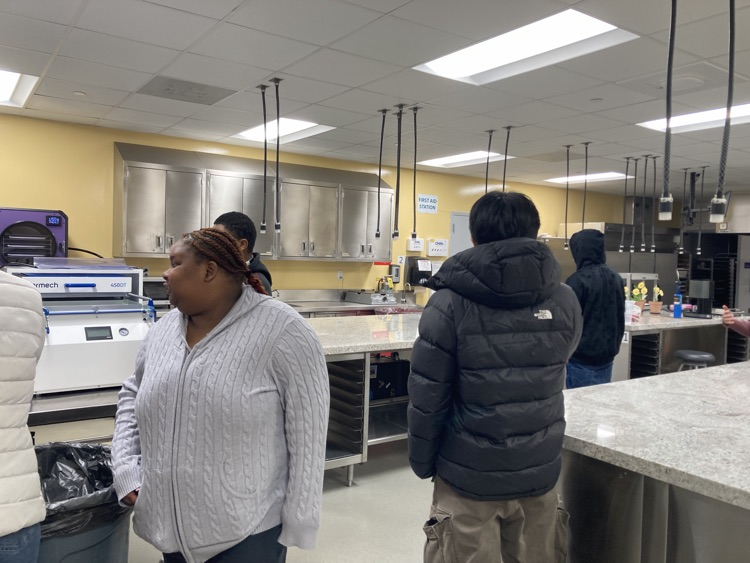 Delta Academy students visited Joliet Junior College’s Culinary Arts Program in Downtown Joliet. 