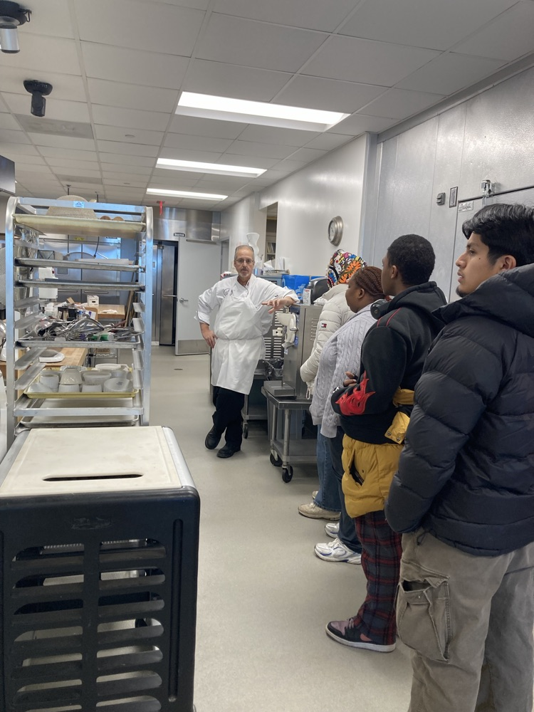 Delta Academy students visited Joliet Junior College’s Culinary Arts Program in Downtown Joliet. 