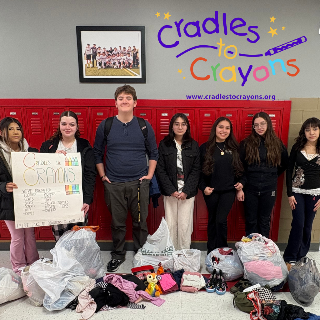 Sophomore Leaders annual Cradles to Crayons drive 