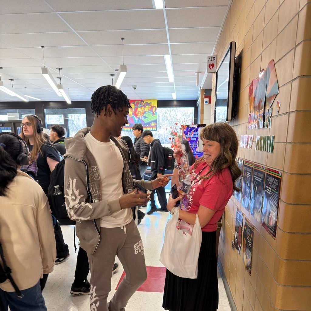 Deans mining for diamonds during passing periods! 