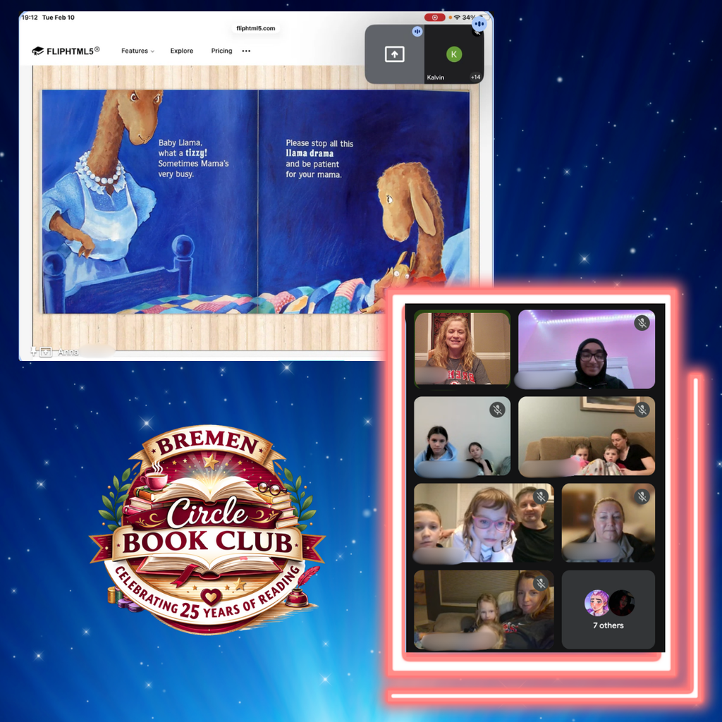 Circle Book Club Virtual Bedtime Story Event