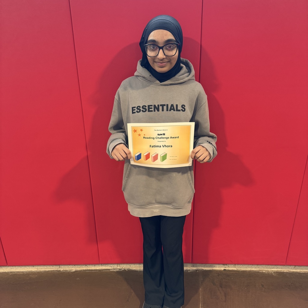 April Reading Challenge Winner!