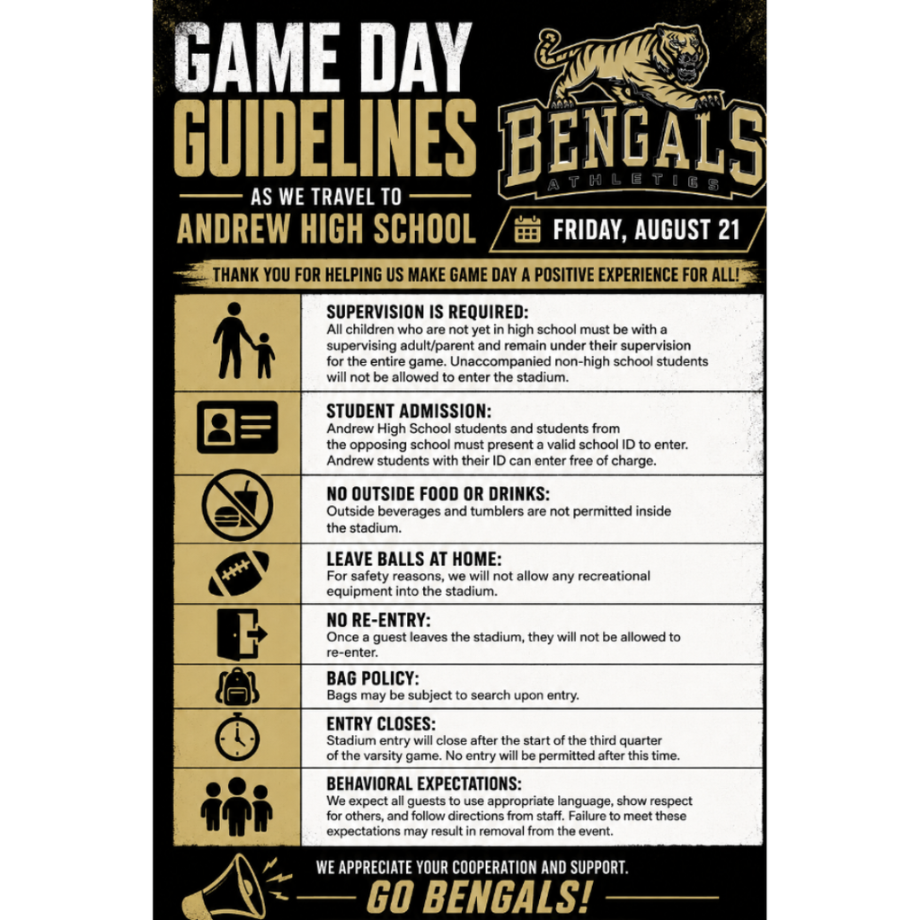 game day guidelines