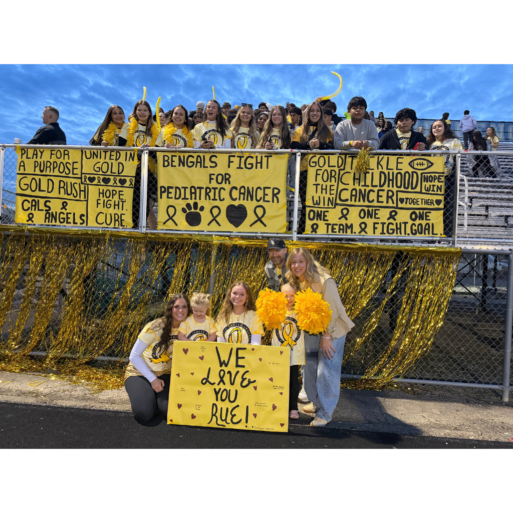 cal's angels night @ football game