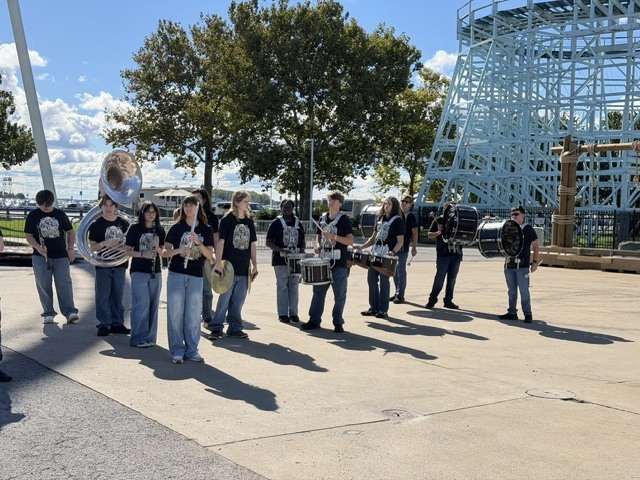 band at Cedar Point