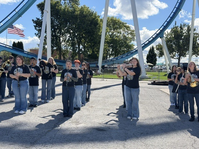 band at Cedar Point