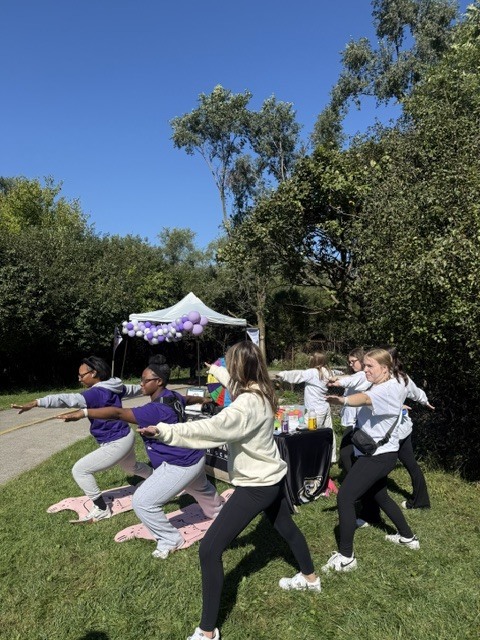 OFHS yoga club @ 5K race