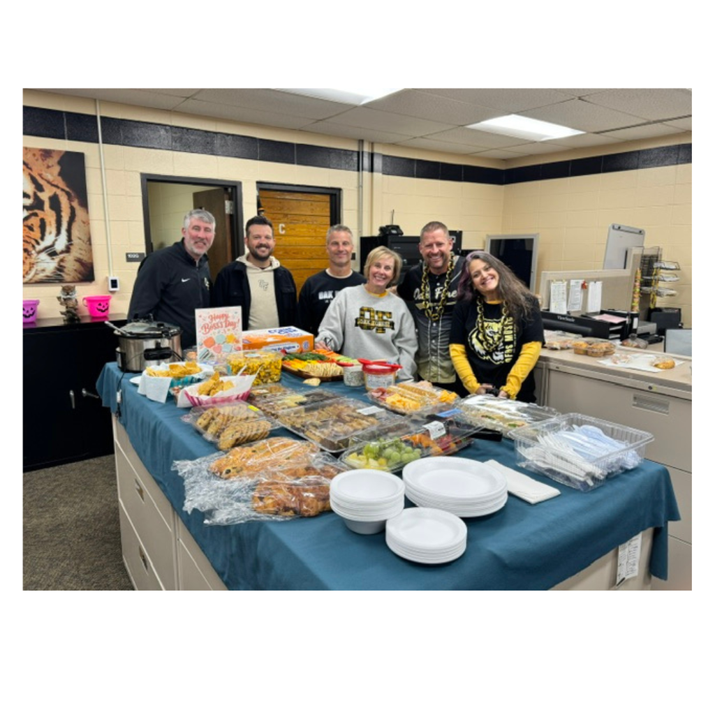 Secretaries celebrated the Admin team with snacks on Happy Boss's Day
