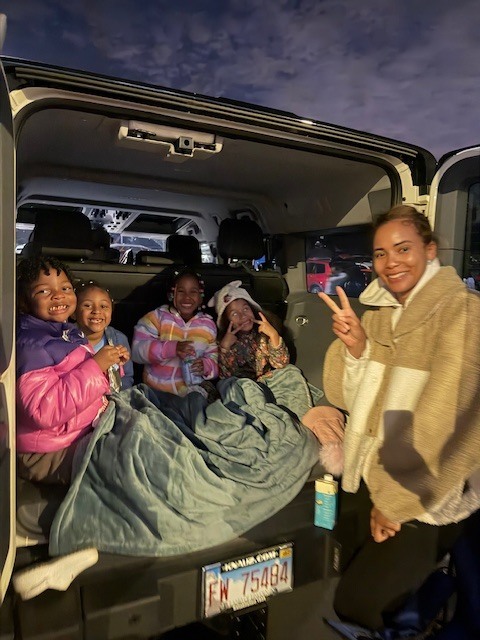 drive-in movie night