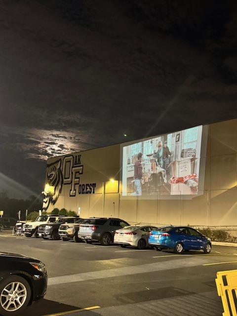 drive-in movie night