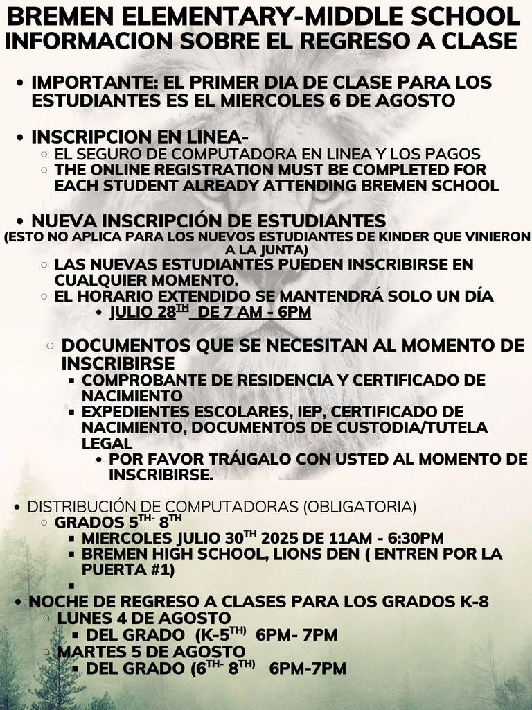 back to school
