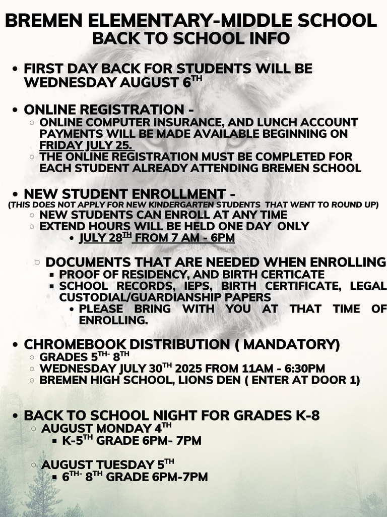 back to school
