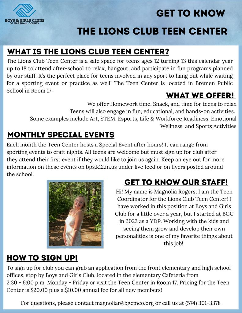 Get To Know The Lions Club Teen Center