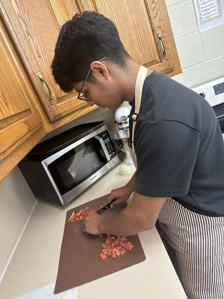 chopping food