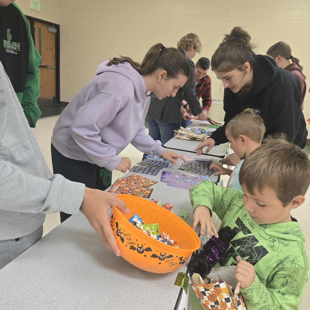 candy and prizes