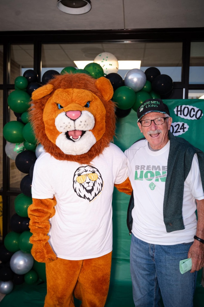 Al with lion mascot