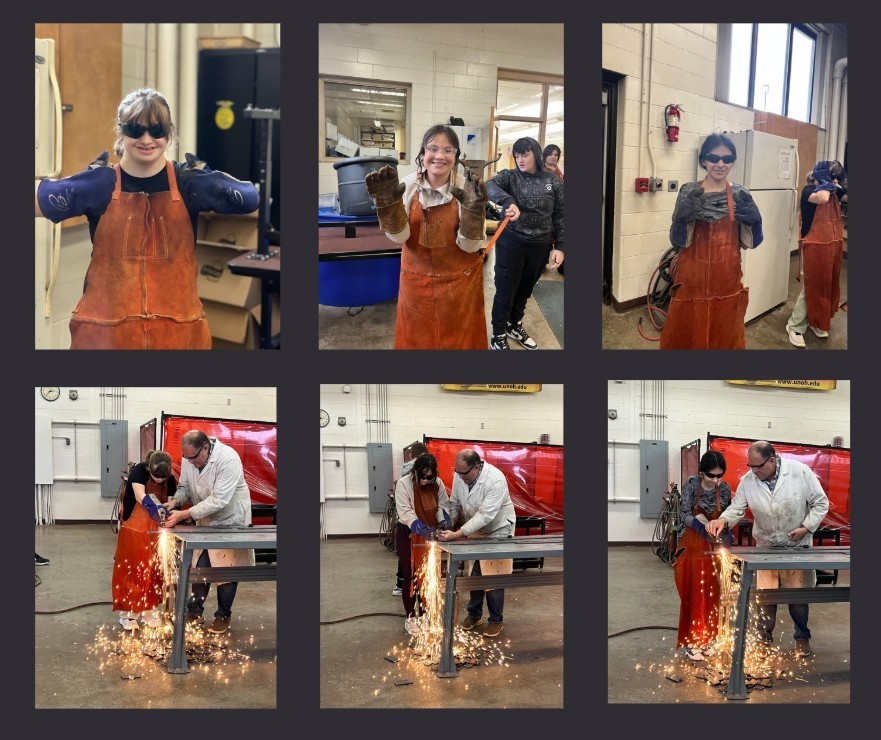 Welding Students