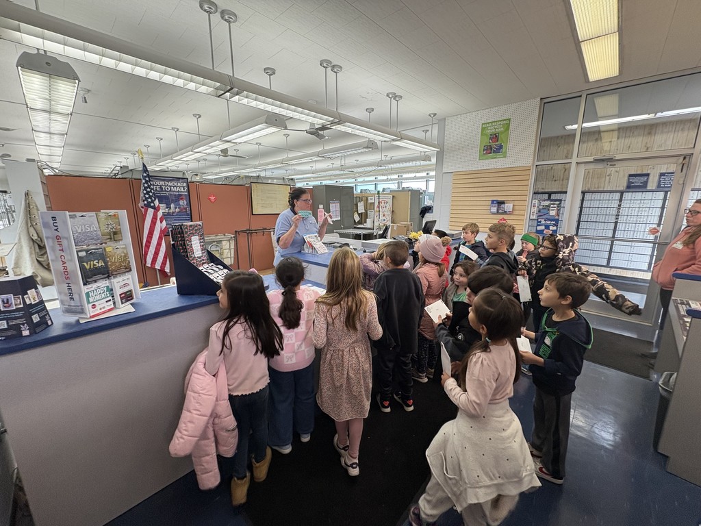 Ms. Holmes Class at the Post Office