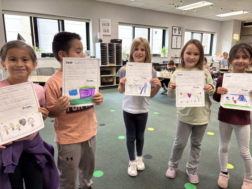 Ms. Holmes Class at the Post Office