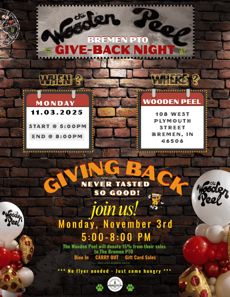 Wooden Peel Give-Back Night