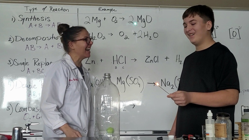 teacher with student