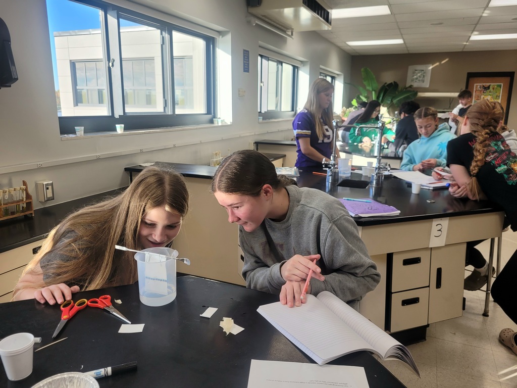 2 Girls looking at cylinder