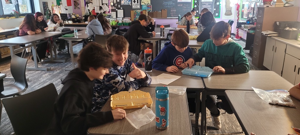 a classroom of students playing games