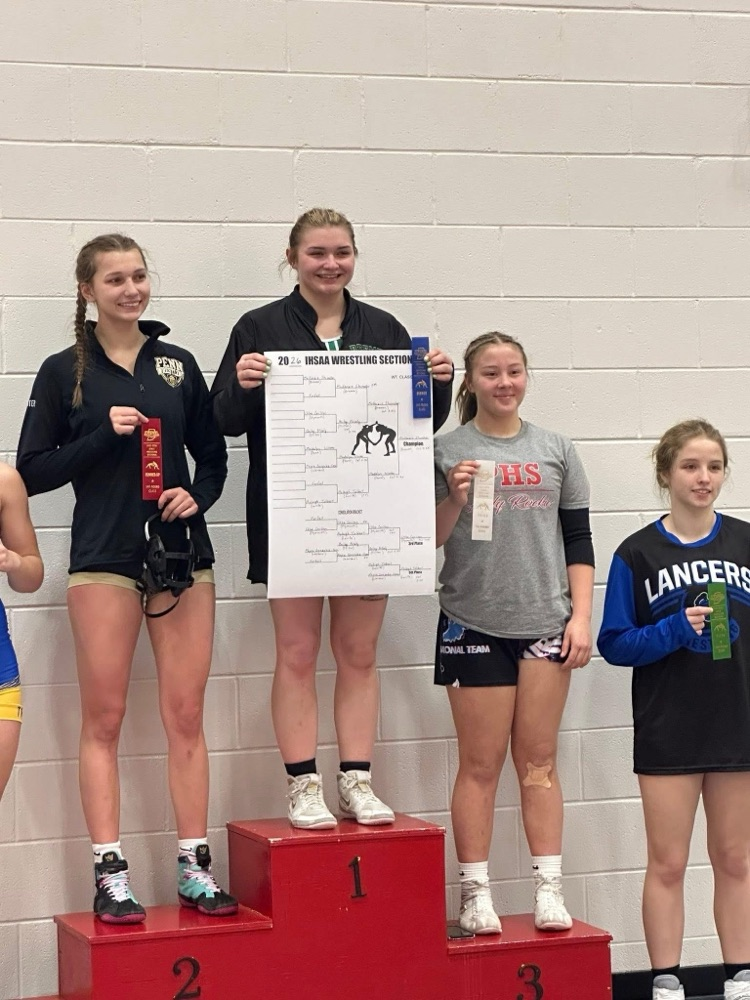 Makenzie on podium 
