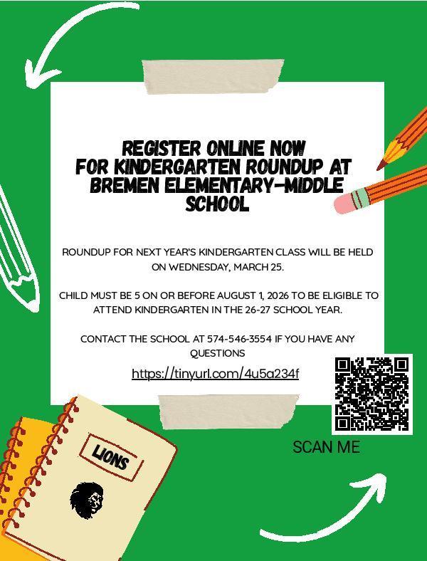 Green flyer for Kdg Roundup