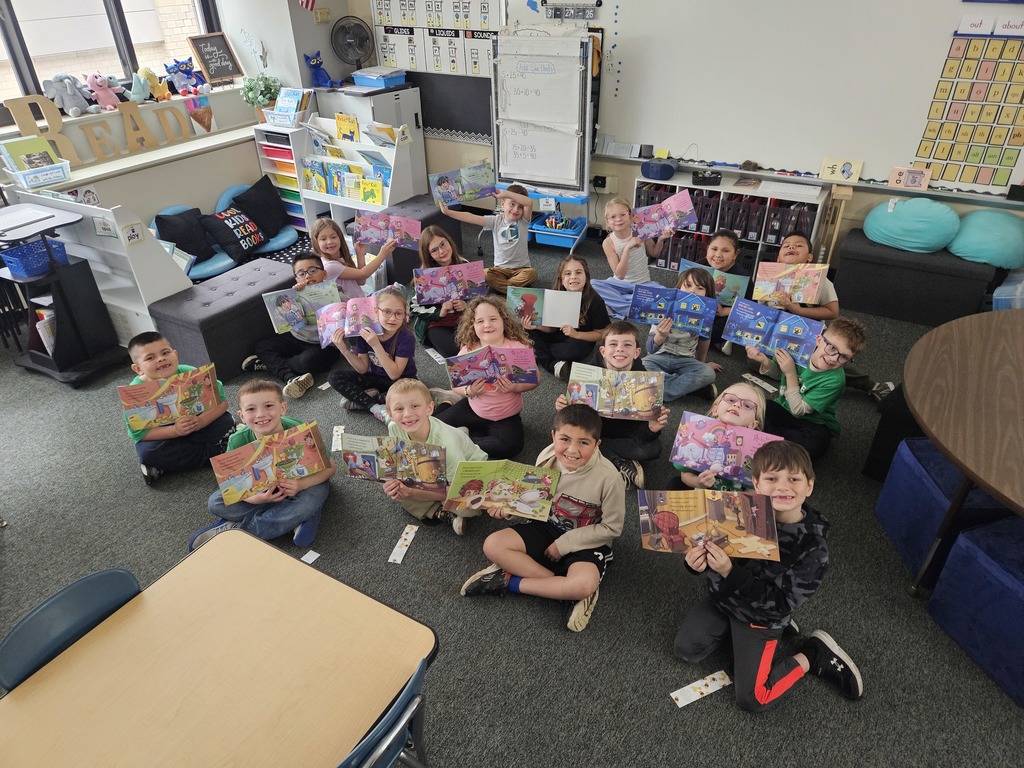 students with the books