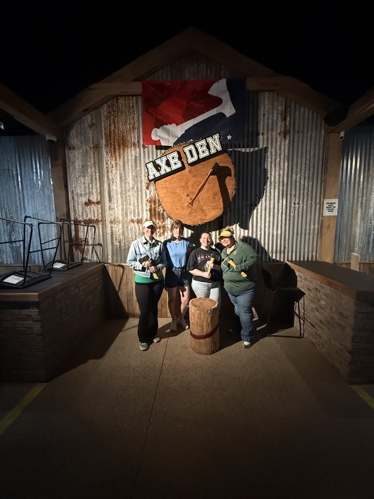 axe throwing 4 people 