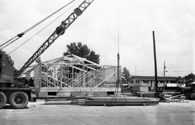 construction of building 